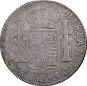 4 Reales - Carlos IV, Mexico, 1792-1808 reverse image