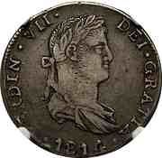 4 Reales - Fernando VII Guadalajara - Royalist coinage obverse image
