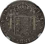 4 Reales - Fernando VII Guadalajara - Royalist coinage, Mexico, 1814-1815 reverse image