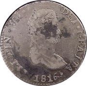 4 Reales - Fernando VII Durango - Royalist coinage obverse image