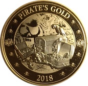 25 Cents Pirates of Barbados reverse image