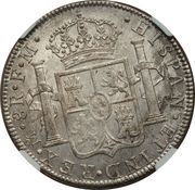 8 Reales - Carlos III, Mexico, 1785-1789 reverse image