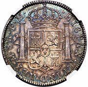 8 Reales - Carlos III, Mexico, 1786 reverse image