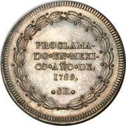 8 Reales - Carlos IV Proclamation coinage, Mexico, 1789 reverse image