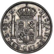 8 Reales - Carlos IV Pattern, Mexico, 1792 reverse image