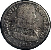 8 Reales LCM - Royalist countermarked coinage obverse image
