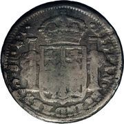 8 Reales LCM - Royalist countermarked coinage, Mexico, 1809-1822 reverse image