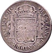 8 Reales LINARES - Insurgent countermarked coinage, Mexico, 1809-1822 reverse image