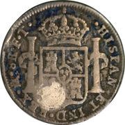 8 Reales Villa Gran - Insurgent Countermarked coinage, Mexico, 1809-1822 reverse image