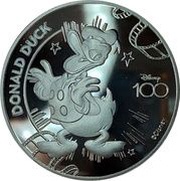25 Cents Donald Duck reverse image