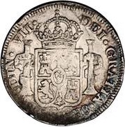 8 Reales - Fernando VII Zacatecas - Royalist Coinage obverse image