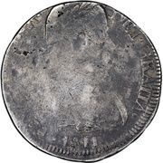 8 Reales - Fernando VII Zacatecas - Royalist Coinage obverse image