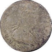 8 Reales - Fernando VII Zacatecas - Royalist Coinage obverse image