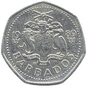 1 Dollar - Elizabeth II small type; non-magnetic obverse image
