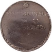 8 Reales - Fernando VII Valladolid - Royalist Coinage, Mexico, 1813 reverse image