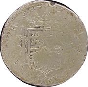 8 Reales Morelos - Insurgent Countermarked Coinage, Mexico, 1814-1815 reverse image