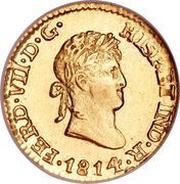 ½ Escudo - Fernando VII obverse image