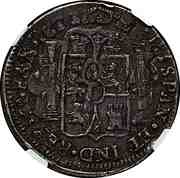 8 Reales - Fernando VII Chihuahua - Royalist coinage, Mexico, 1815-1822 reverse image