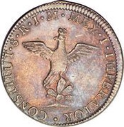 8 Reales - Agustín I reverse image