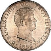 8 Reales - Agustín I obverse image