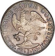 8 Reales - Agustín I reverse image
