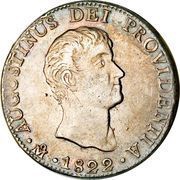 8 Reales - Agustín I obverse image