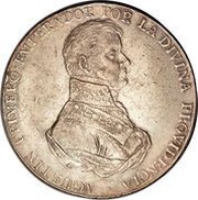8 Reales - Agustín I Proclamation Coinage obverse image