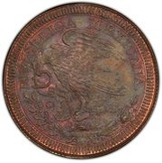 8 Reales Pattern; Profiled Eagle; Copper obverse image