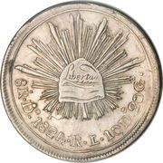 8 Reales Profile eagle, Mexico, 1824 reverse image