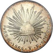 8 Reales, Mexico, 1824-1897 reverse image