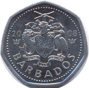 1 Dollar - Elizabeth II small type; magnetic obverse image