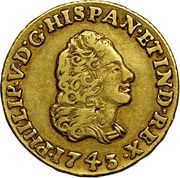 1 Escudo - Felipe V obverse image