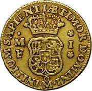 1 Escudo - Felipe V, Mexico, 1732-1747 reverse image