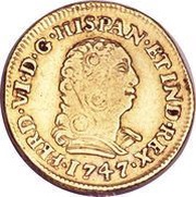 1 Escudo - Fernando VI obverse image