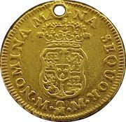1 Escudo - Fernando VI, Mexico, 1757-1759 reverse image