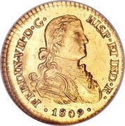 1 Escudo - Fernando VII obverse image