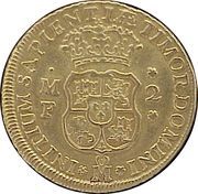 2 Escudos - Fernando VI, Mexico, 1747 reverse image