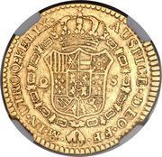 2 Escudos - Carlos III, Mexico, 1772-1784 reverse image