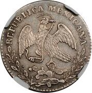 2 Escudos Pattern; Silver obverse image