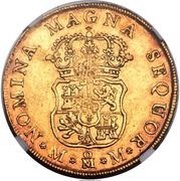 4 Escudos - Fernando VI, Mexico, 1752-1756 reverse image