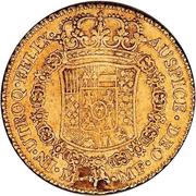 4 Escudos - Carlos III, Mexico, 1762-1771 reverse image