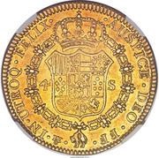 4 Escudos - Carlos III reverse image