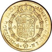 4 Escudos - Fernando VII, Mexico, 1810-1812 reverse image