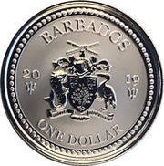 1 Dollar Flying Fish obverse image
