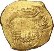 8 Escudos - Felipe V obverse image