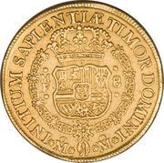 8 Escudos - Fernando VI, Mexico, 1747 reverse image