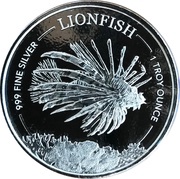 1 Dollar Lionfish reverse image