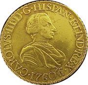 8 Escudos - Carlos III obverse image