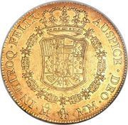 8 Escudos - Carlos III, Mexico, 1762-1771 reverse image
