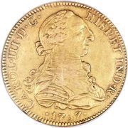 8 Escudos - Carlos III obverse image